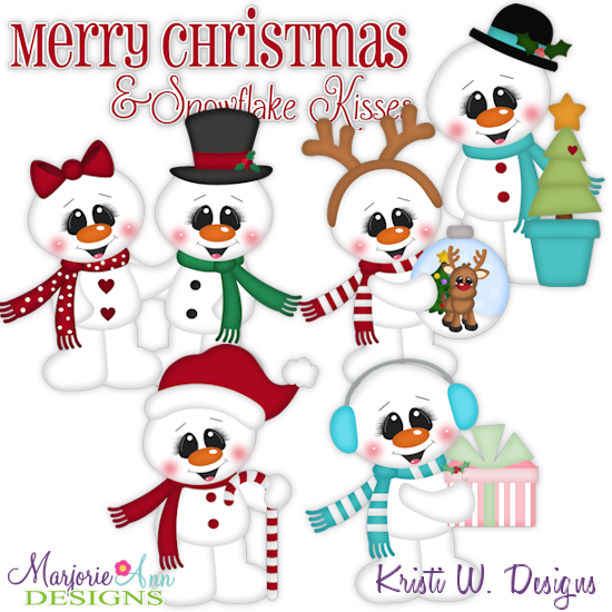 Snowy Christmas SVG Cutting Files Includes Clipart - Click Image to Close